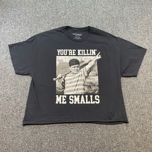 The Sandlot Youre Killin Me Smalls Shirt Sz XL Mens Black Skater Cropped Graphic